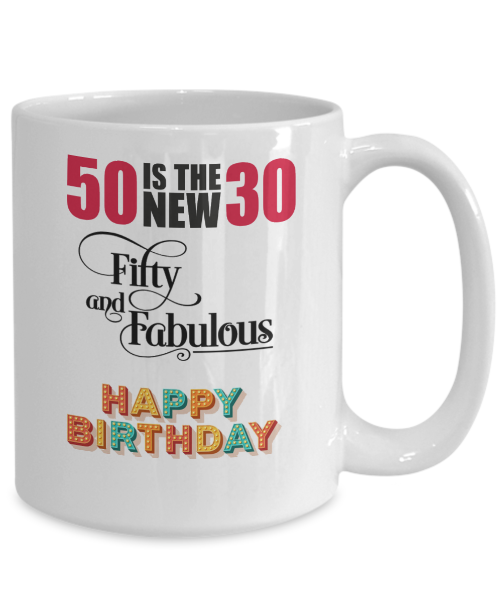 50th,50th Birthday, Happy Birthday 50, 50th Bday for Men or Women, Fabulous 50