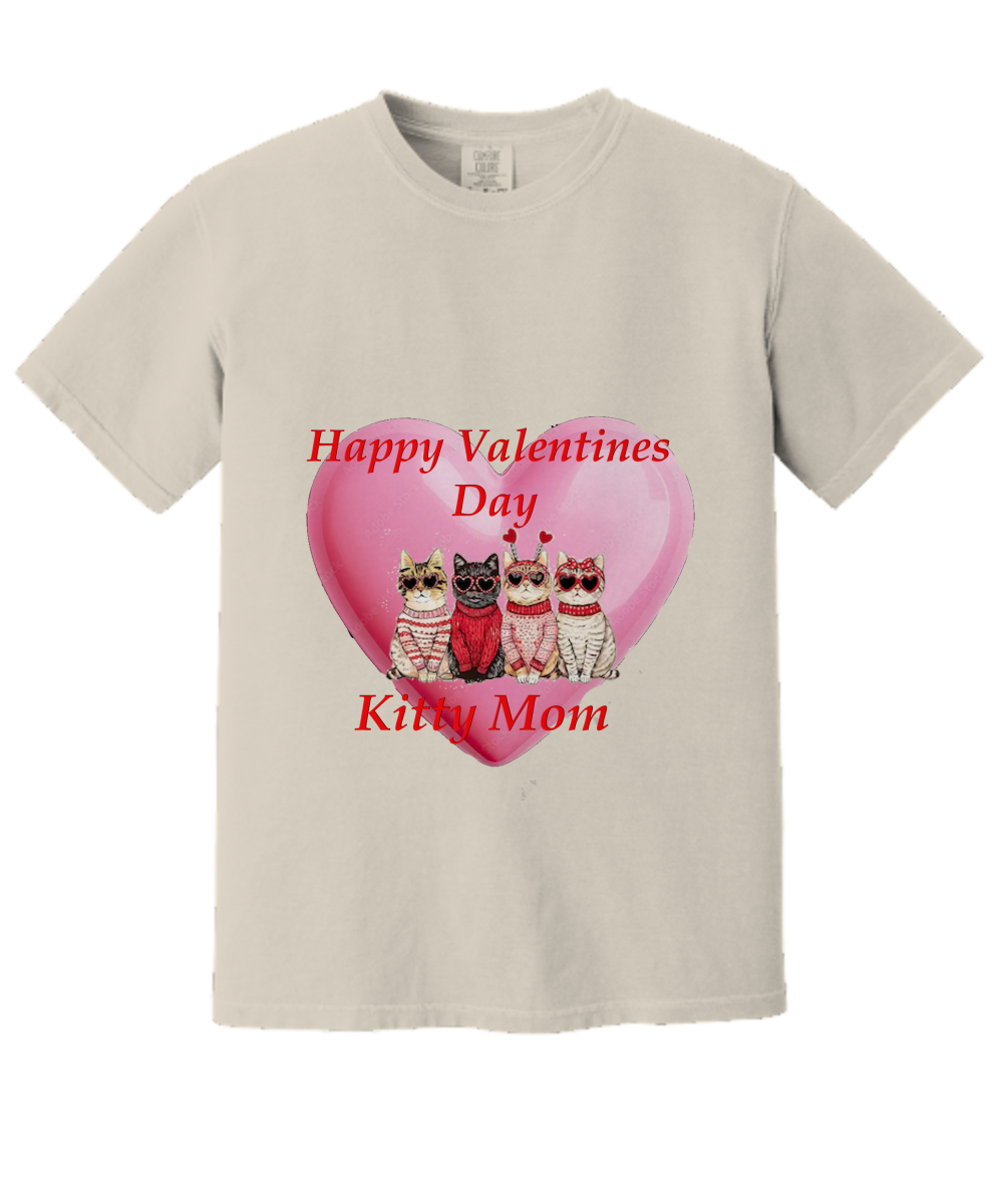 Valentine Cat Mom, Cute Valentine Mom, Happy Valentine Cat Mom, Kitty Valentine Mom