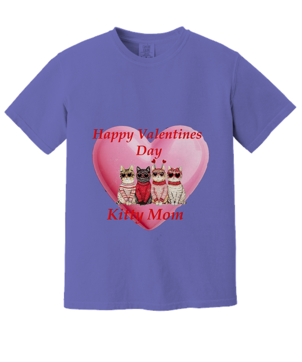 Valentine Cat Mom, Cute Valentine Mom, Happy Valentine Cat Mom, Kitty Valentine Mom