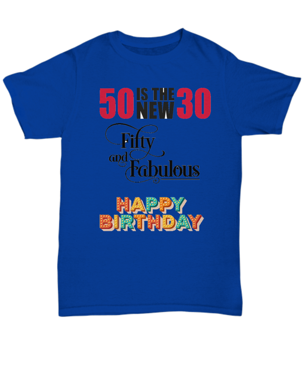 50th Birthday, Happy 50 Birthday, Bday Men or Women, Fabulous 50,