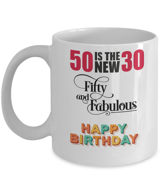 50th,50th Birthday, Happy Birthday 50, 50th Bday for Men or Women, Fabulous 50