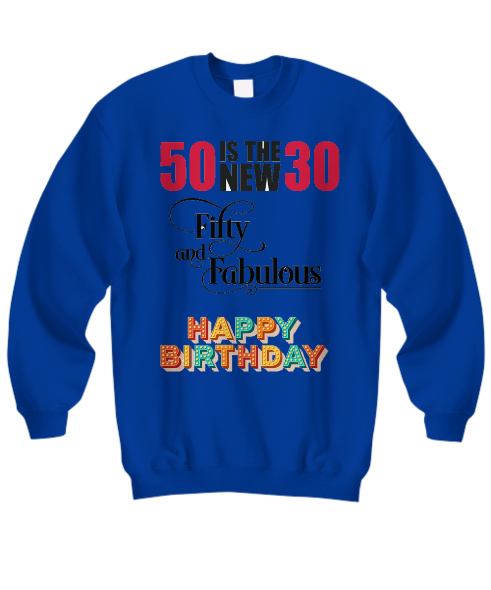 50th Birthday, Happy 50 Birthday, Bday Men or Women, Fabulous 50,